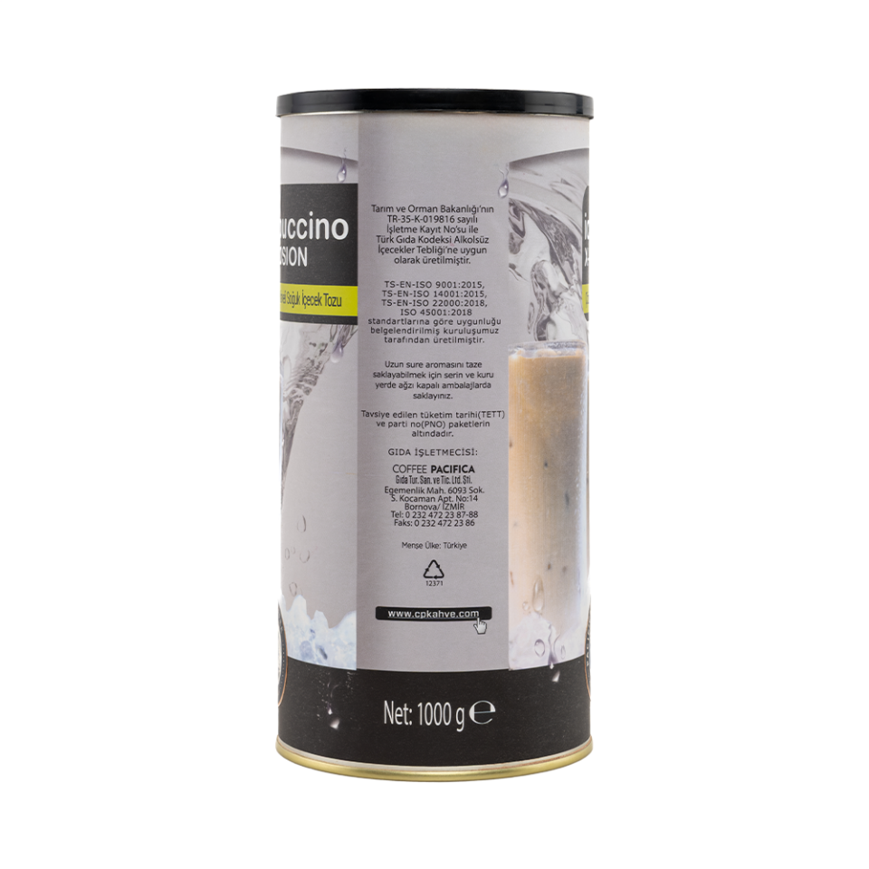 Coffee Pacifica Çikolatalı Frappe Tozu (1000 gr)