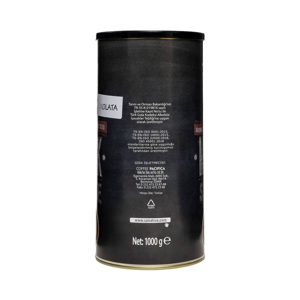 Coffee Pacifica Milk Shake Çikolata Toz Karışım (1000 gr)