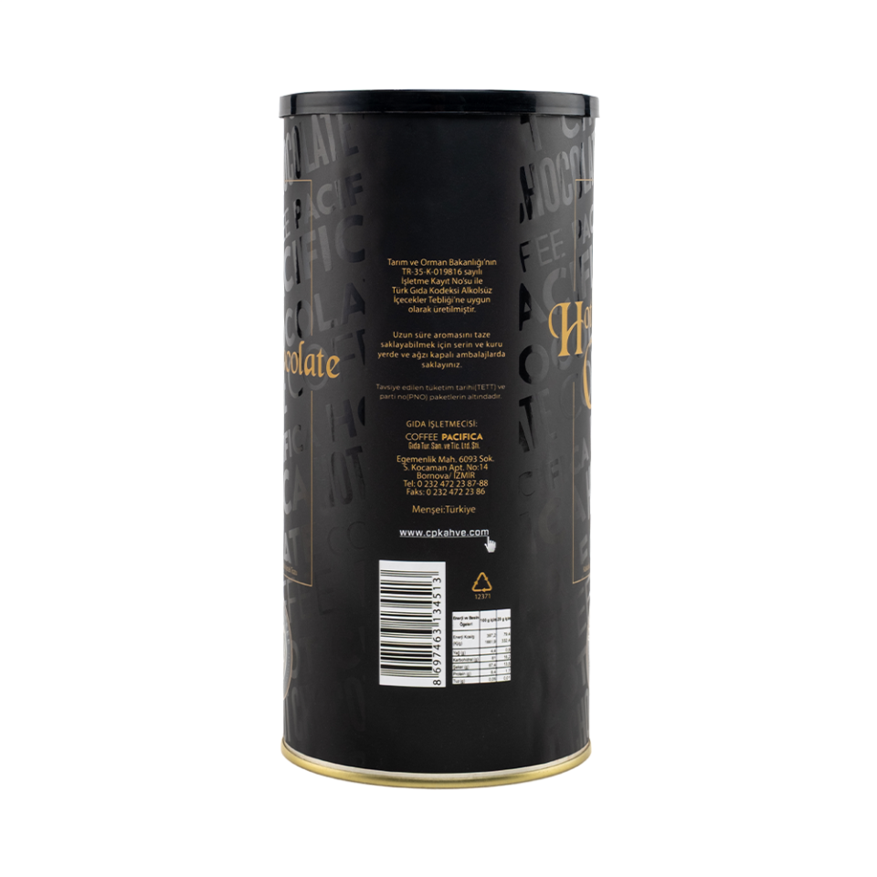 Coffee Pacifica Sıcak Çikolata Toz Karışım (1000 gr)