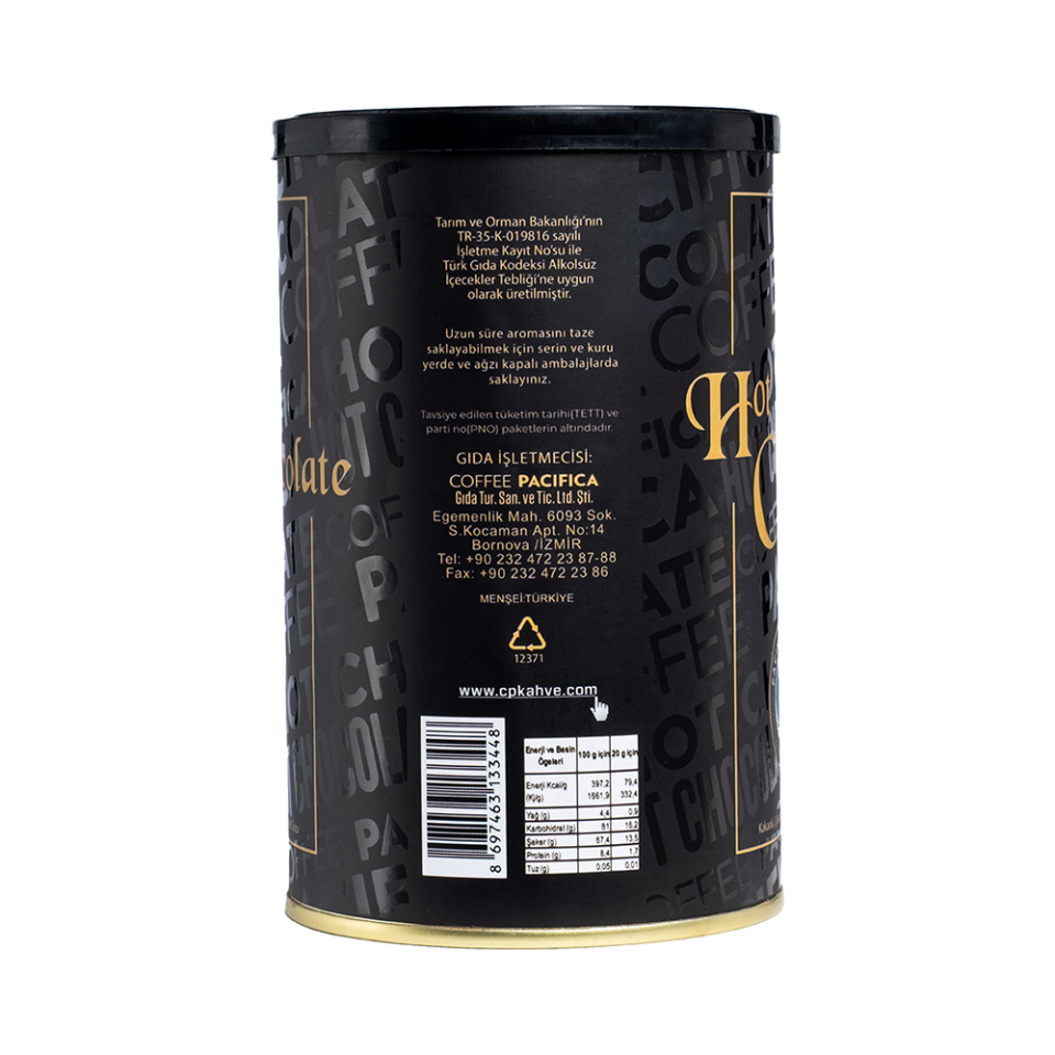 Coffee Pacifica Sıcak Çikolata Toz Karışım (500 gr)