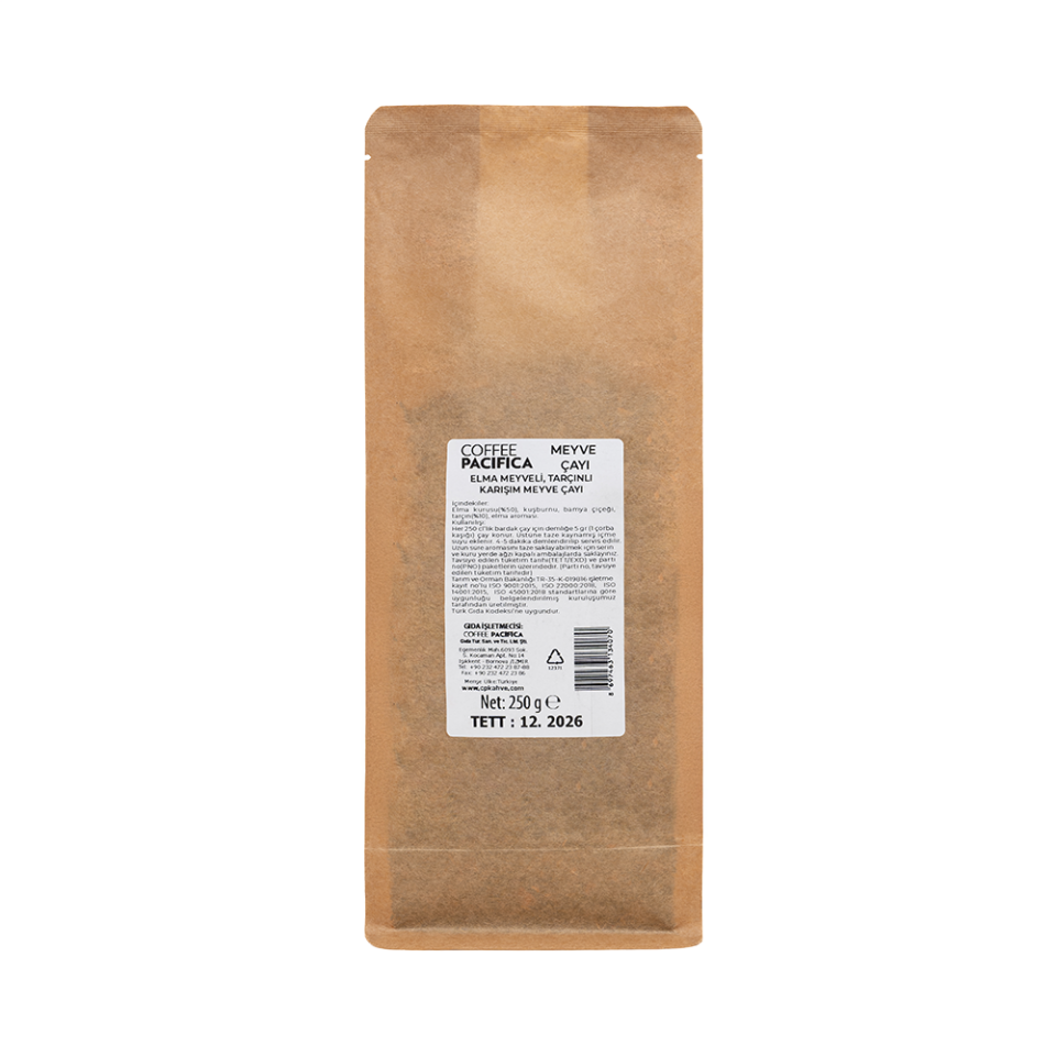 Coffee Pacifica Elma Meyveli Tarçınlı Karışık Meyve Çayı (250 gr)