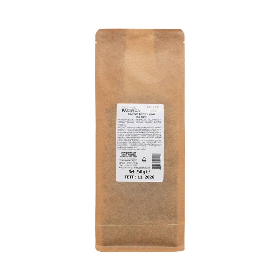 Coffee Pacifica Karışık Meyve Çayı (Kış Çayı) (250 gr)