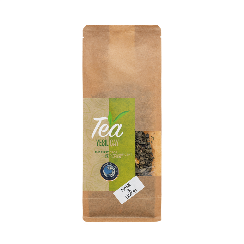 Coffee Pacifica Limonlu ve Naneli Karışım Yeşil Çay (250 gr)