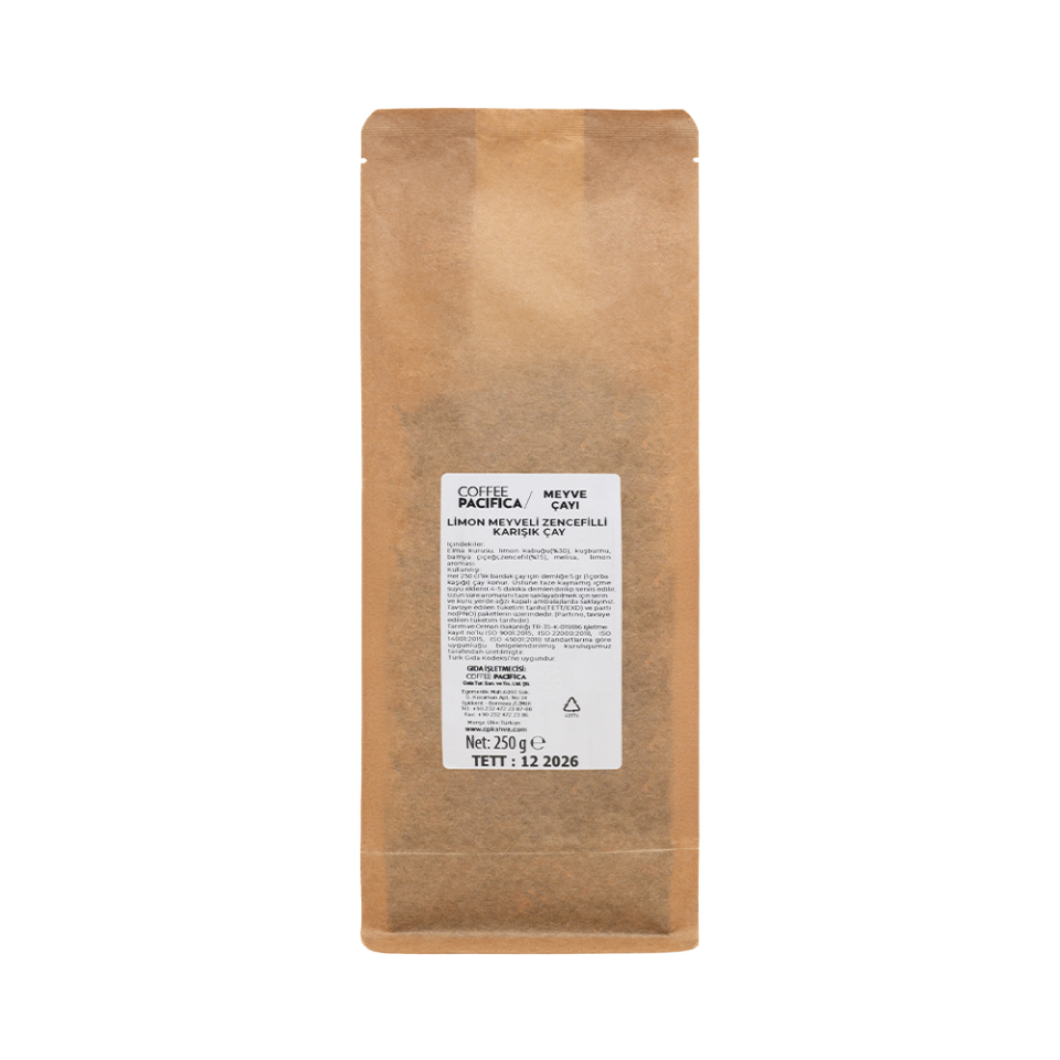 Pacifica Coffee Limon & Zencefil Çayı (250 gr)