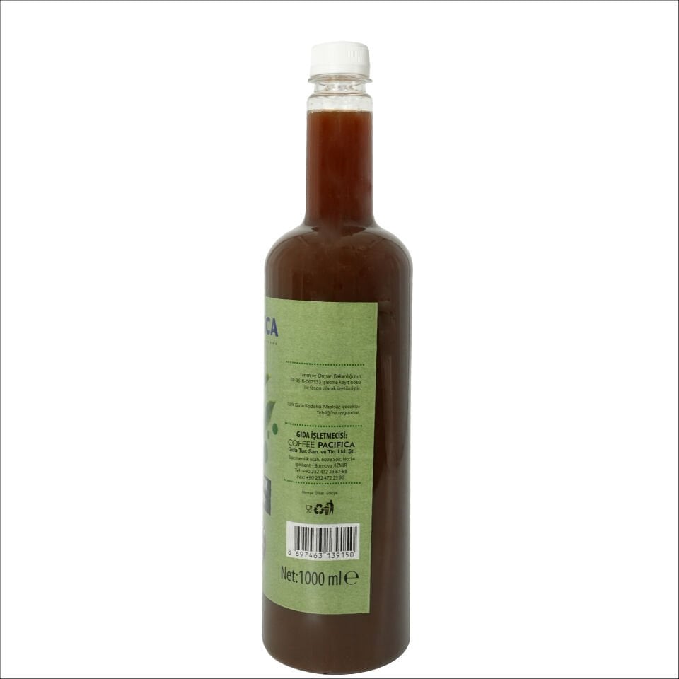 Pacifica Coffee Yeşil Çay Şurubu (1 Litre)